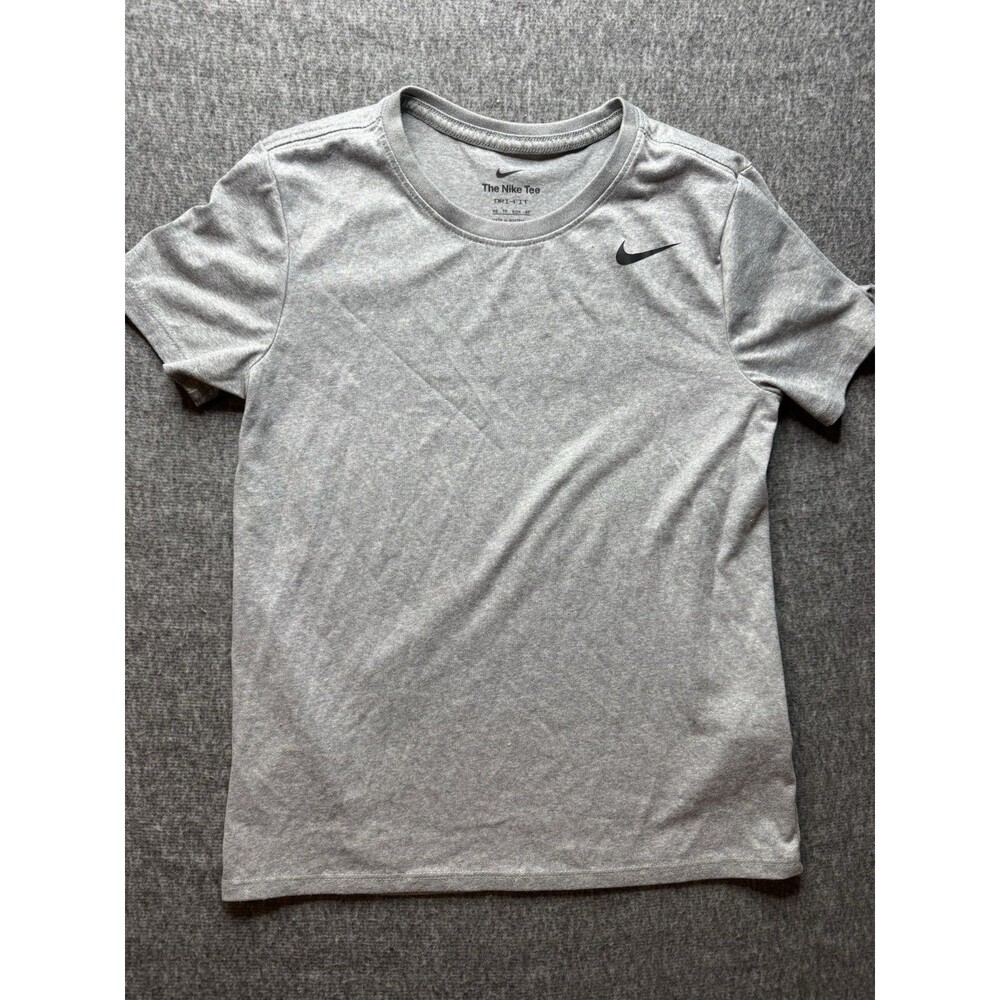 Nike Womens Dri-Fit Legend T Shirt Size XS Grey Heather Short Sleeve